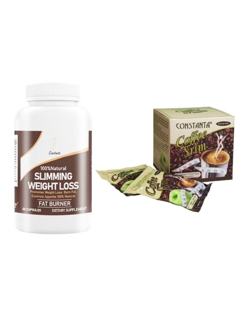 Constanta Slimming Weight Loss 40 Capsule With Constanta Coffee